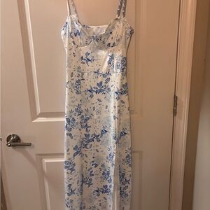 Summer/Spring dress Blue and white